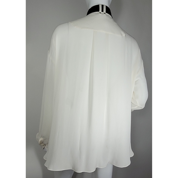 BUNDLE&SAVE! Plein Sud Silk Necktie Blouse - Picture 2 of 3